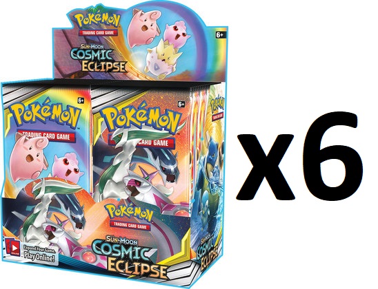 Pokemon SM12 Cosmic Eclipse Booster Box CASE (6 Booster Boxes) -- IN STOCK EMAIL TO ORDER -- CASH OR WIRE ONLY!